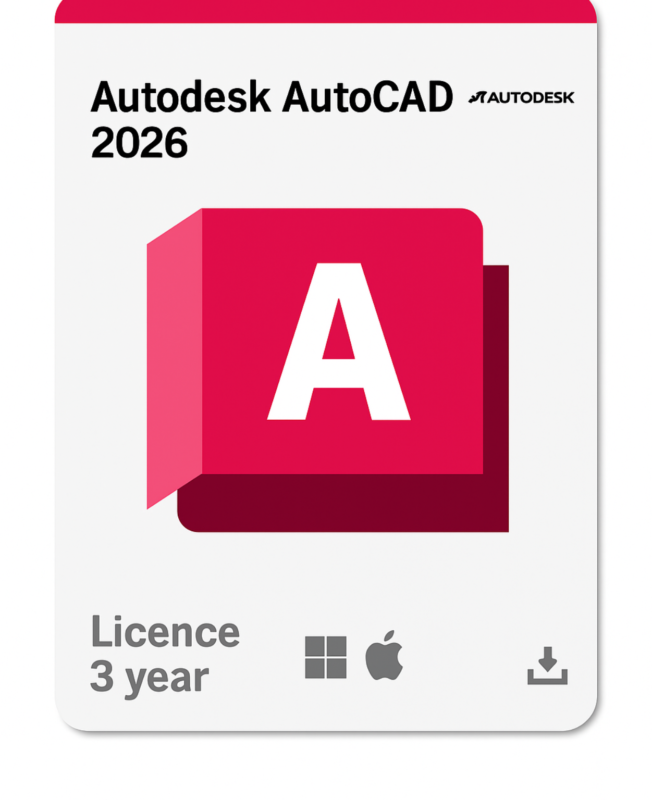 Autodesk AutoCAD All Apps for Windows and Mac 3-Year License
