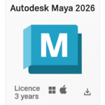 Autodesk Maya 2026 3-Year Subscription for Windows and Mac