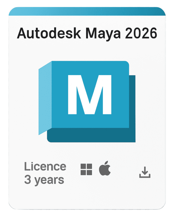 Autodesk Maya 2026 3-Year Subscription for Windows and Mac