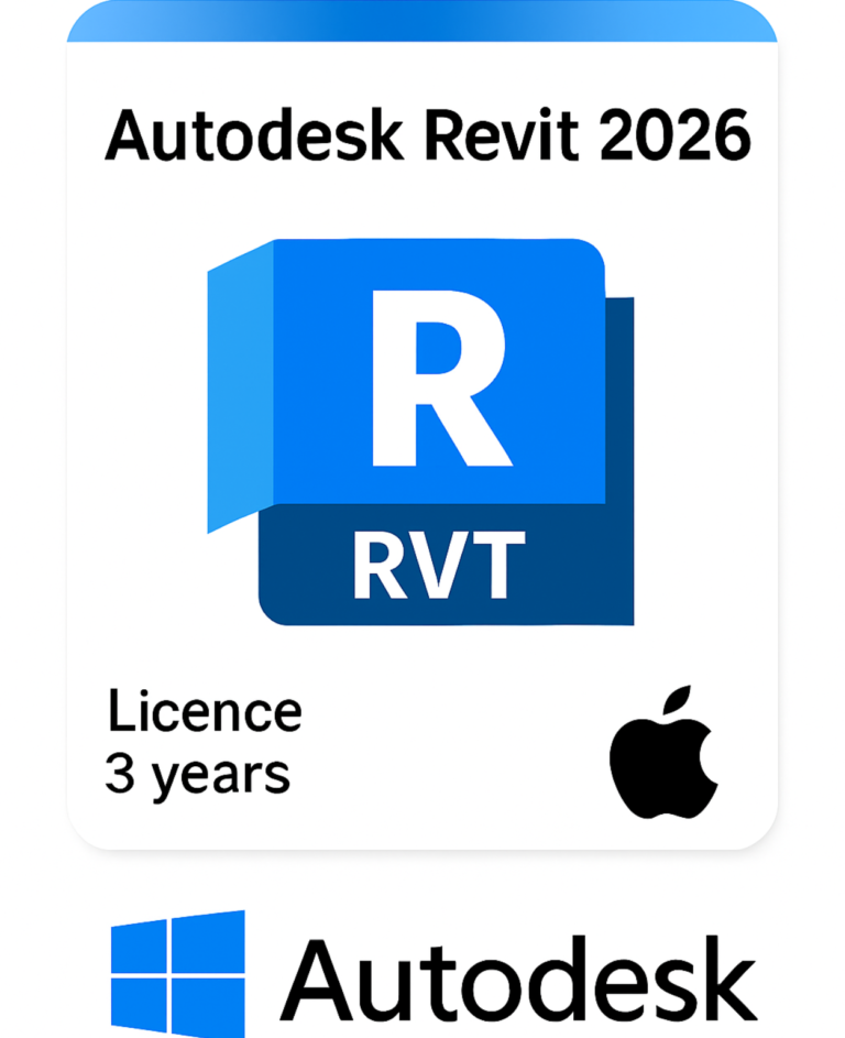 Autodesk Revit 2026 3-Year Subscription for Windows and Mac