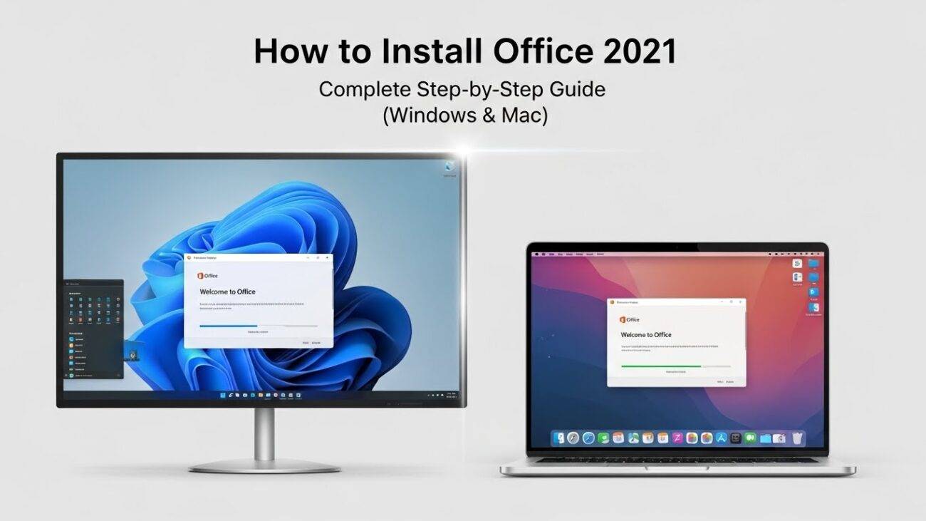 Step-by-step guide to install Microsoft Office 2021 on Windows and Mac