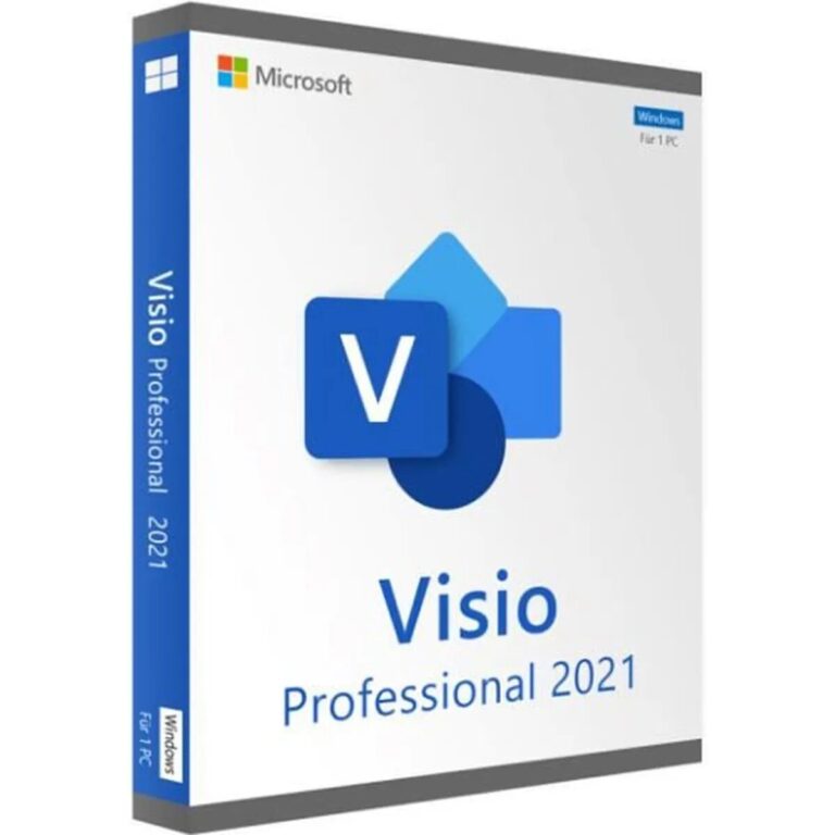 Microsoft Visio 2021 Professional digital license key activation for Windows